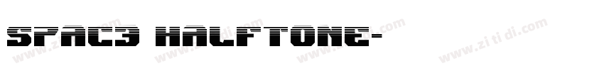 Spac3 halftone字体转换